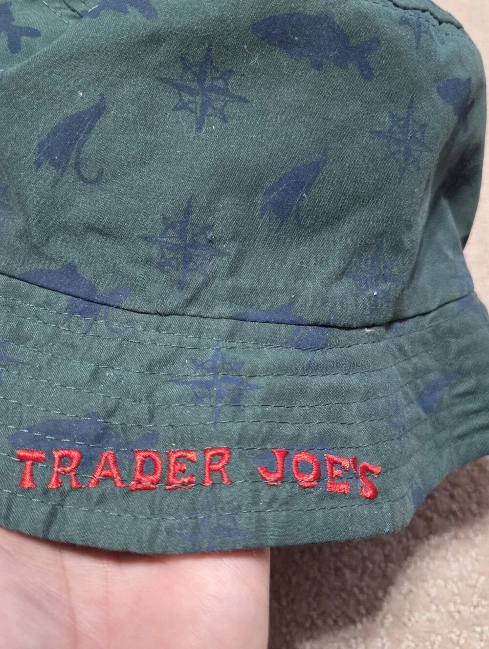 Trader Joes Seattle Mariners Bucket Hat One Size  Reversible Unisex Limited